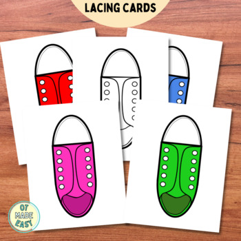 Shoe Tying Visual Steps Mnemonics and Shoe Lacing Cards by OT Made Easy