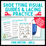 Shoe Tying Visual Steps Mnemonics and Shoe Lacing Cards