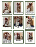 Shoelace Tying written and visual directions (with playful