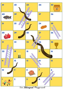 Preview of Shofars and Ladders (Rosh Hashanah Game)