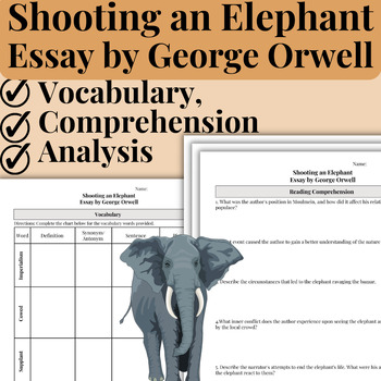 orwell essay shooting an elephant