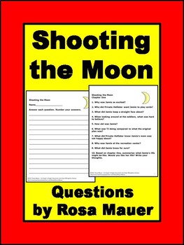 shooting the moon literature unit