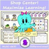 Shop Center - Add, Subtract, Count, Count On, Teen Numbers