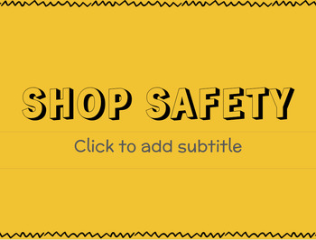 Preview of Shop Safety Unit