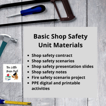 Preview of Shop Safety Unit