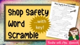 Shop Safety Word Scramble