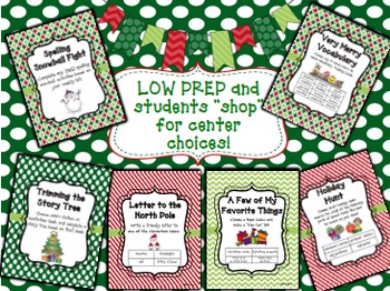 Christmas Literacy Centers by Brooke Brown - Teach Outside the Box