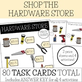 Money Math Activity with Task Cards-  Shop the Hardware Store