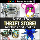 Shop the Thrift Store! Percent Markup and Profit Digital Activity