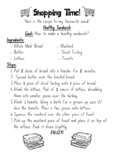 Shopping - Australian Money Buying Worksheets