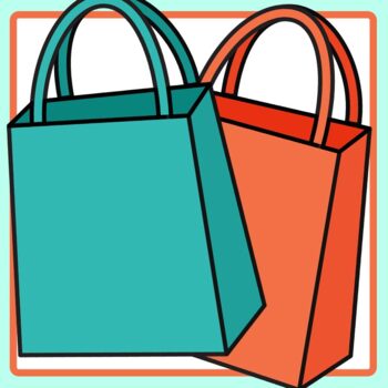 Tri Clor Shopping Bag Clip Art at  - vector clip art online,  royalty free & public domain
