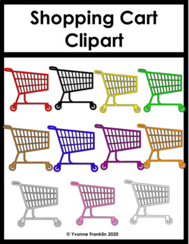 Shopping Cart Clipart By Miss Franklin Teachers Pay Teachers