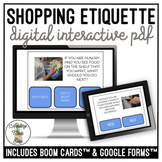Shopping Etiquette Digital Activity