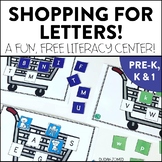Shopping For Letters! Letter Name and Sound Center