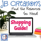 Shopping Guide for JB Creations!