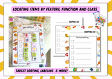 Shopping List Activity- Labeling Items by Feature, Functio