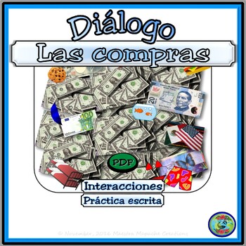 Preview of Shopping and Purchases Dialogue and Thematic Unit - Las compras y el regateo