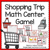 Shopping Trip Math Center Game