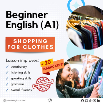 Practice Listening English Exercises for A1 - Clothes - English Practice  Online