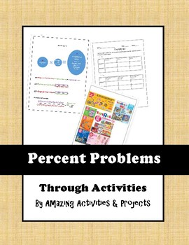 Preview of Learning Percent problems through activities