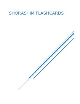 Preview of Shorashim Flashcards