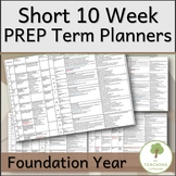 Short 10 week Term Planners aligned to C2C and ACARA