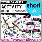 Short A Practice Independent Work Stations & Phonics Works