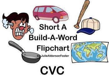 Preview of Short A Build A Word Flipchart