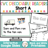 Short A CVC Decodable + Sight Word Books | Emergent Readers