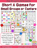 Short A (CVC) Games for Small Groups or Centers (10 games 