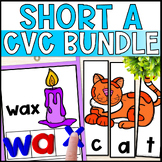 Short A CVC Words Worksheets, Adaptive Books, Activities, 