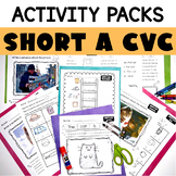 Short A CVC Printable Worksheet Activity Pack