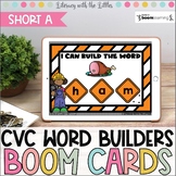 Short A CVC Word Builder Boom Cards | Distance Learning