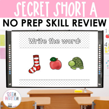 Preview of Short Vowel A CVC Word Work Activities Review for Reading Centers Morning Work