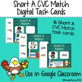 Short A CVC Words Interactive Google Classroom & Distance 