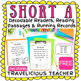 FREE Short A Decodable Reader Book, Reading Passage, Runni