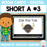 Short A Decodable Reader #3 - Boom Cards - Distance Learni