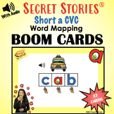 Short A Phoneme-Grapheme CVC Word Mapping BOOM™ Cards | Se