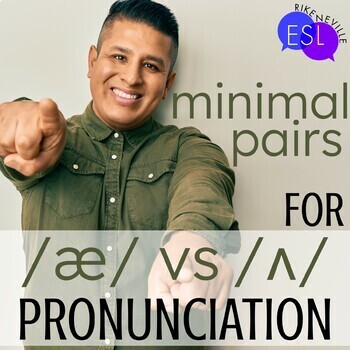 Preview of Short A Short U Minimal Pairs for Adult ESL Pronunciation