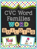 CVC Word Families Word Building Pack {Short Vowels A, E, I