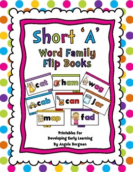 Preview of Short 'A' Word Family CVC Flip Books