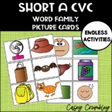Short A Word Family CVC Picture Cards