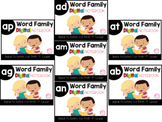 Short A Word Family Digital Notebook (AN, AP, AD, AT, AG, AM, AB)