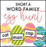 Short A Word Family Easter Egg Hunt FREEBIE AT, AP, AN, AM, & AD