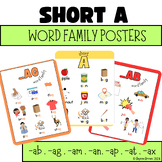 Short A Word Family Posters
