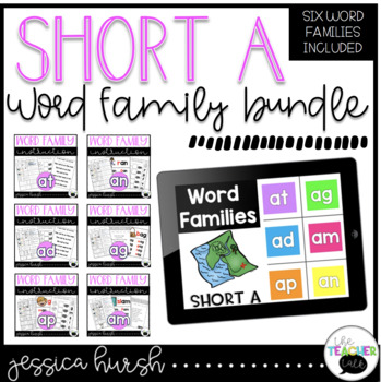 Preview of Short A Word Family Unit Bundle