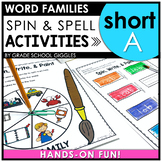 Short A Worksheets, Short Vowel Review: At, Am, Ap, All Wo