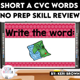 Short A Word Work Interactive PowerPoint - See it Write it