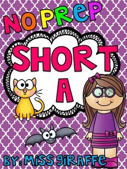 Preview of Short A Worksheets and Activities NO PREP Short Vowel Worksheets