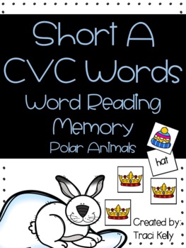 Short Aa Memory Cards Polar Animals/Winter Theme by Traci Kelly | TPT